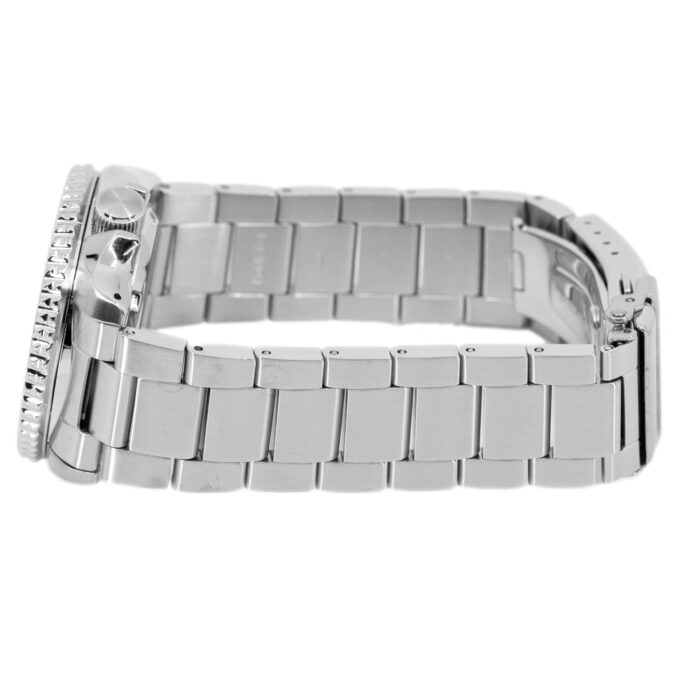 Seiko 5 Sports Checker Flag Special Edition Black Dial Silver Steel Strap Watch For Men - SRPK67K1 - Image 6